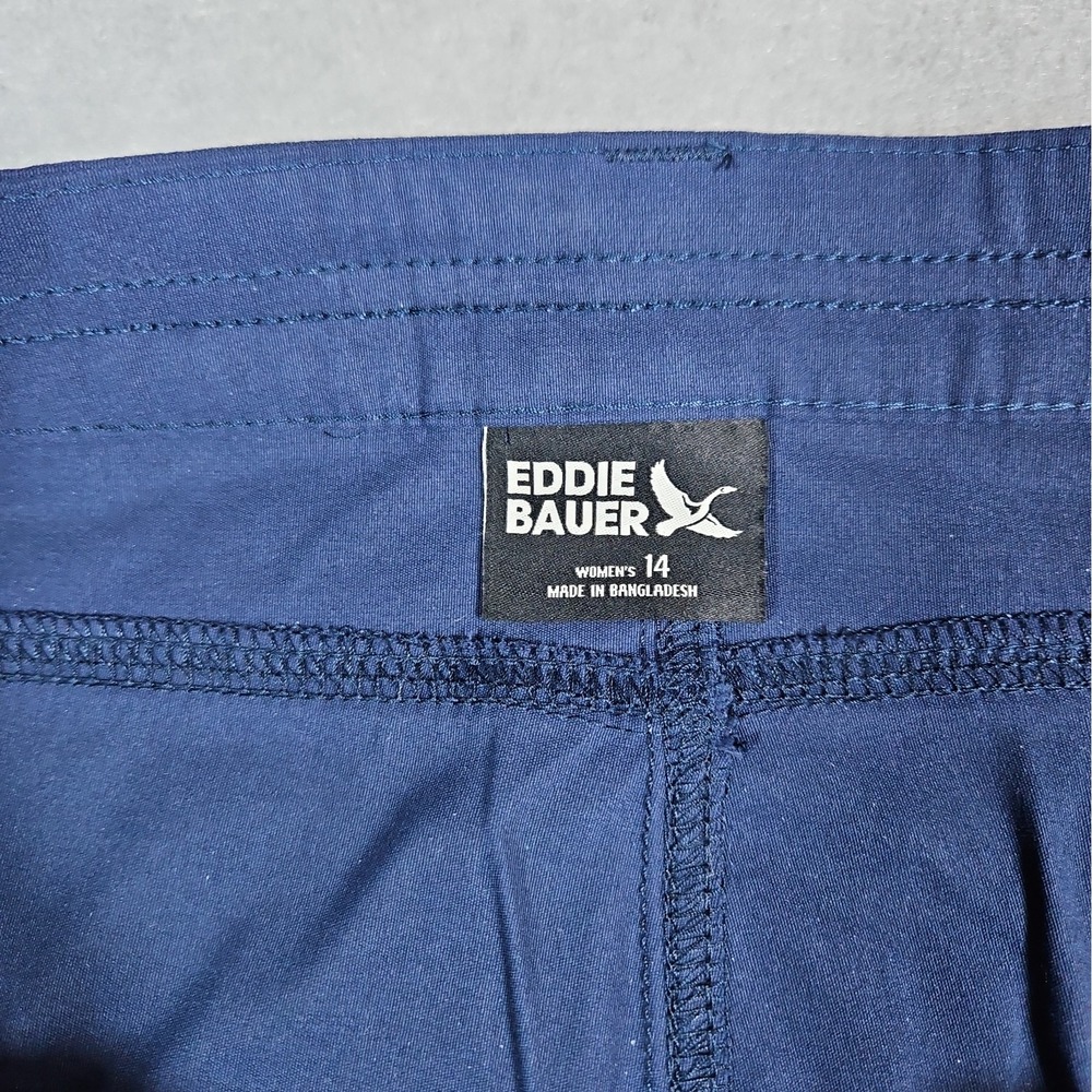 Eddie Bauer Womens Blue Nylon Blend Outdoor Hiking Pants Size 14 - Picture 4 of 11